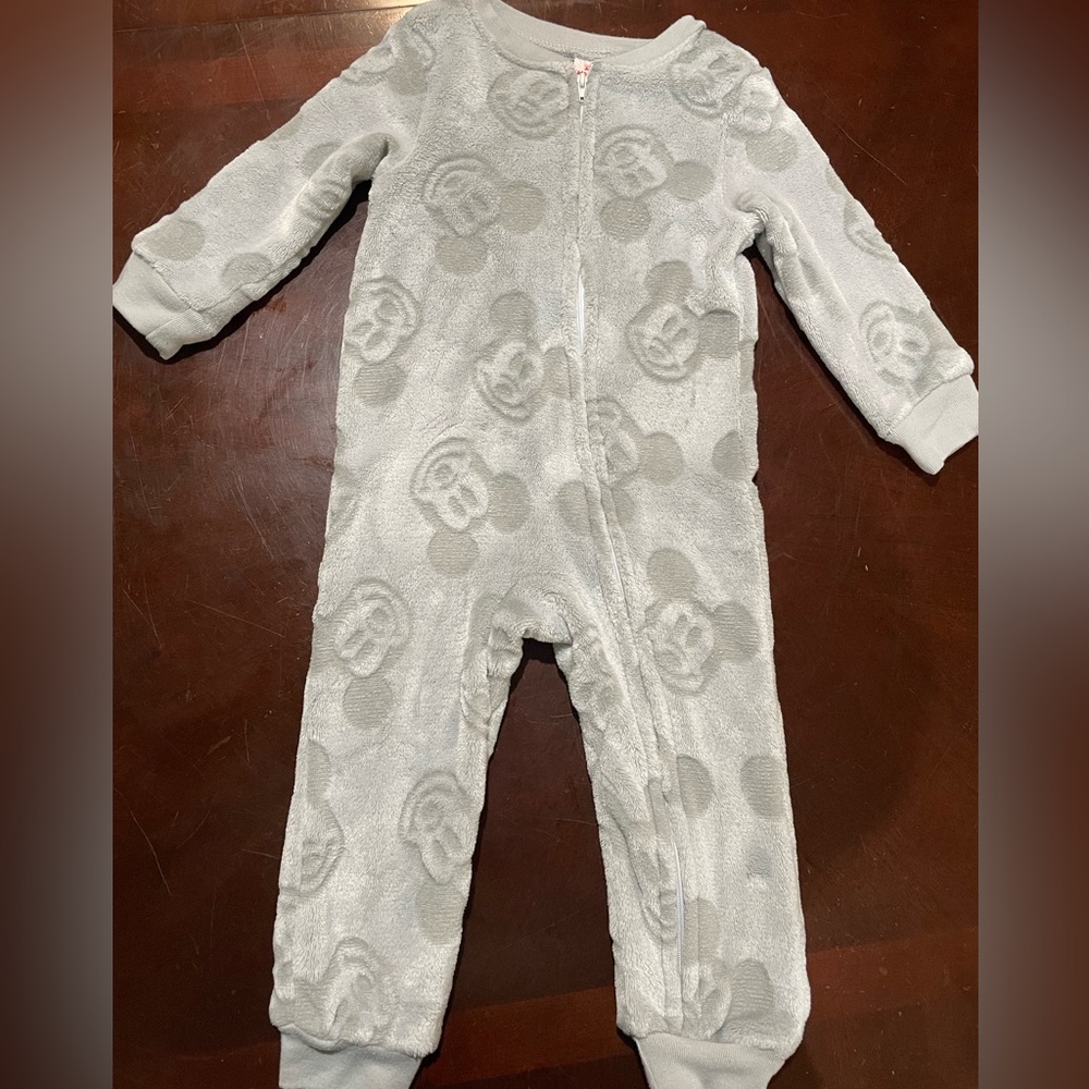 Cozy Soft Mickey Mouse One Piece Pajama